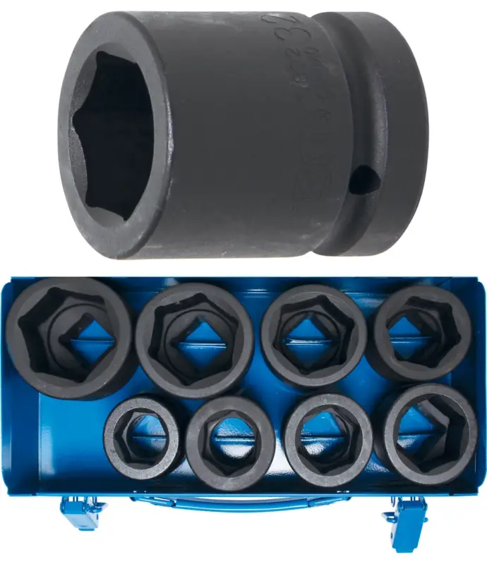 Top Prodej BGS Hlavice nástrčné silové šestihranné, šestihranné, 25 mm (1"), 27–50 mm, 8dílná