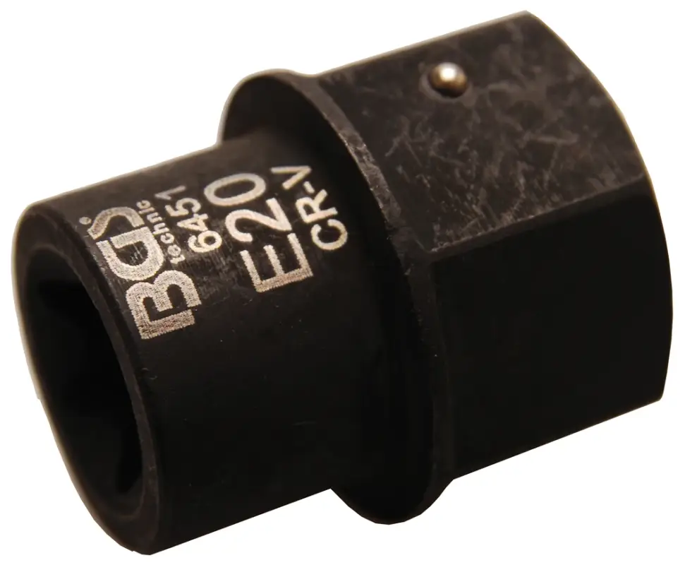 Autentický BGS Hlavice nástrčná E-profil E20 x 30 mm,tvrzená,Cr-V