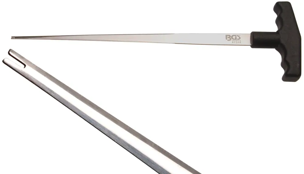 BGS Přípravek pro prostrčení řezacího drátu autoskel při výměně lepeného autoskla,délka 320mm Výprodej