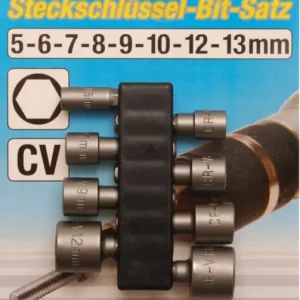 Objednat Nyní BGS Bity s hlavicí 5-13 mm, 1/4", 8 dílů