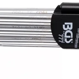 BGS Klíče zahnuté, velmi dlouhé, TS-profil (pro Torx Plus) TS10 - TS50, 9dílná sada Sezónní Sleva