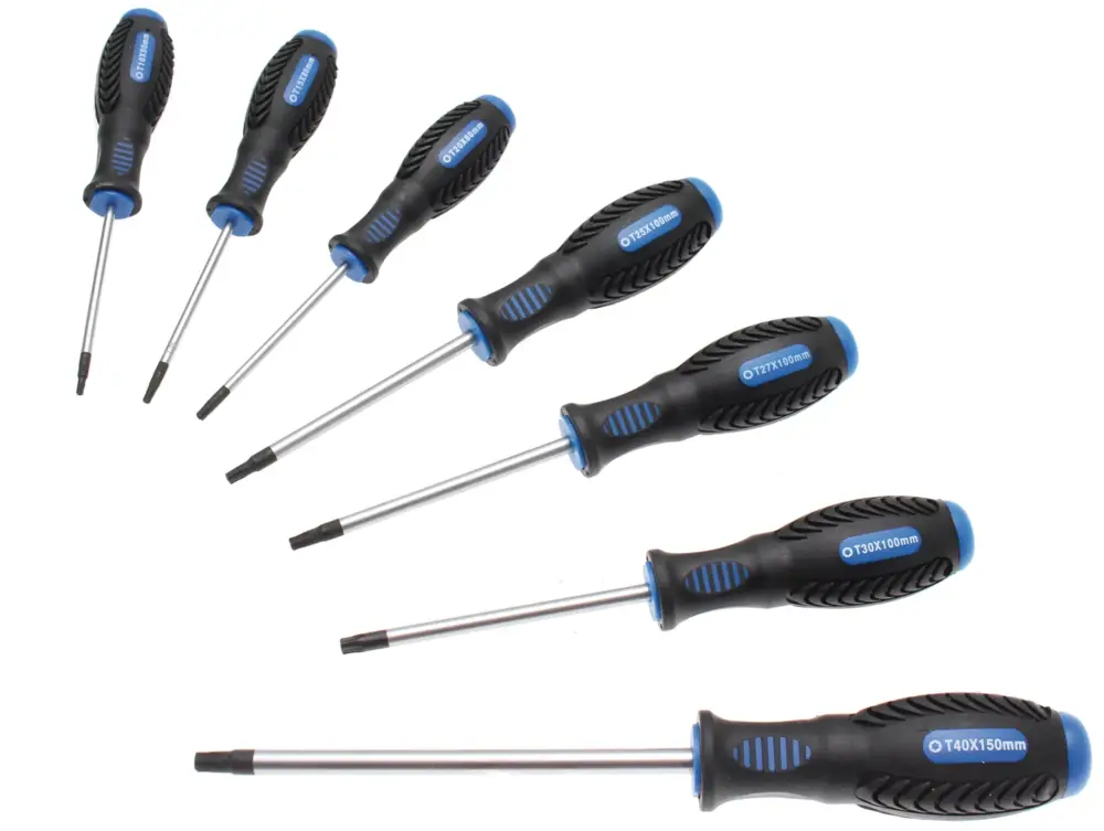 Top Prodej BGS Sada šroubováků, T-profil (pro Torx) s otvorem, T10 - T40, 7dílná
