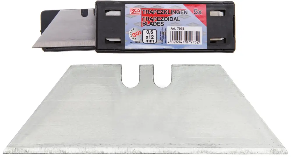 Speciální Cena BGS Čepel trapézová,set 5 ks, 0.6 x 12 mm