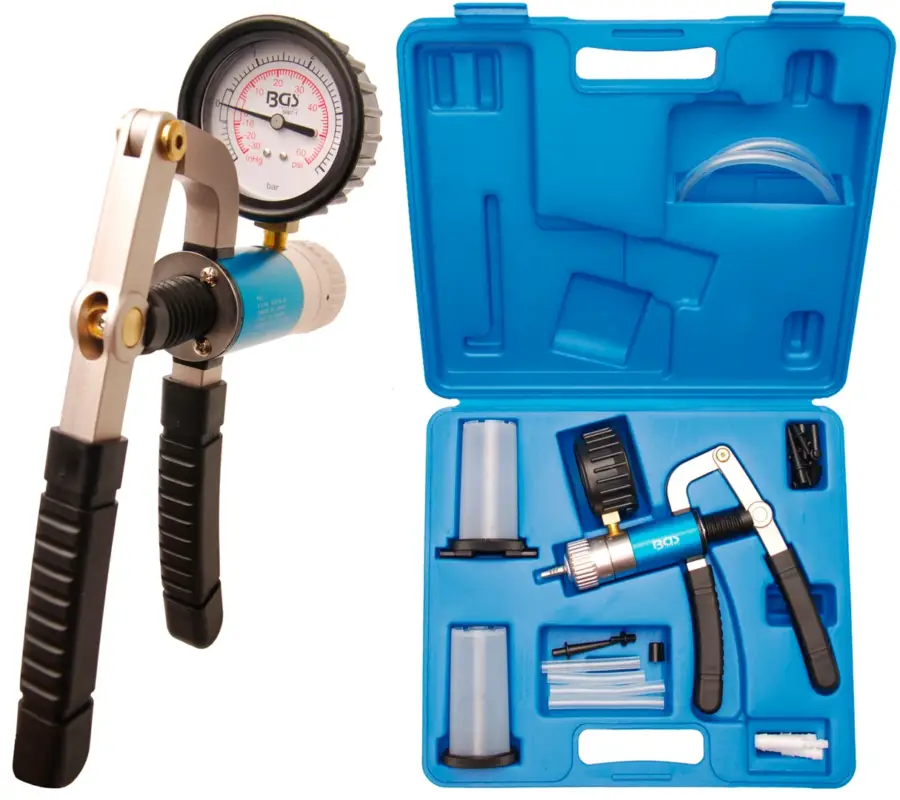 Značkový BGS Sada vakuových pump pro měření tlaku a podtlaku