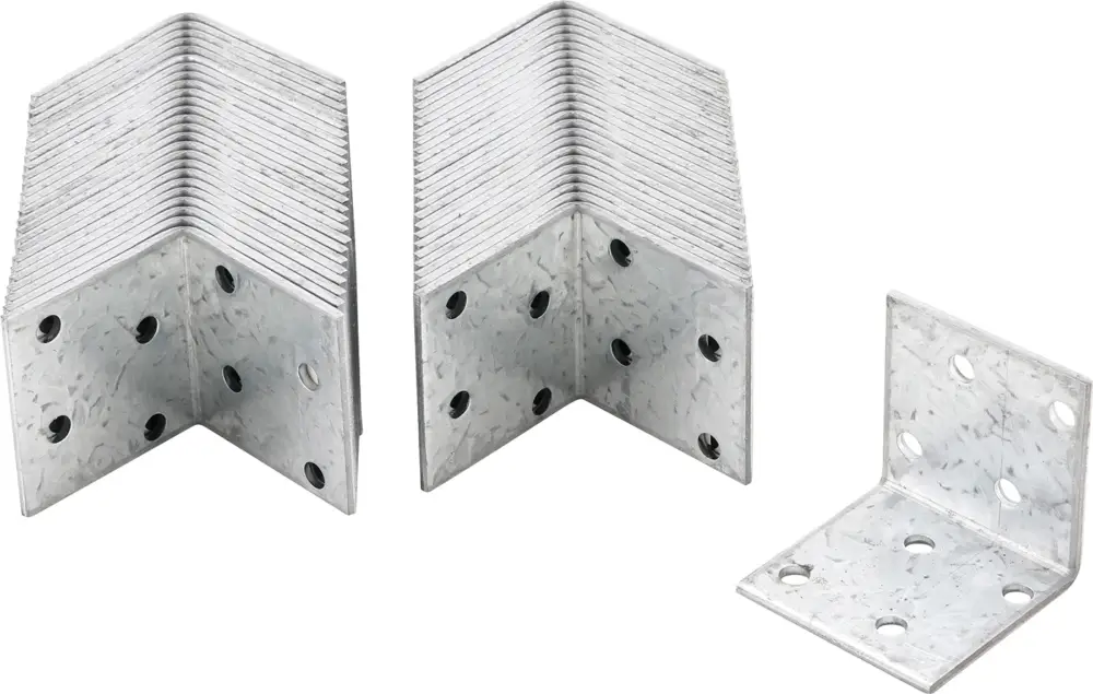 BGS Plech spojovací, 40 x 40 x 40 x 2 mm, výhodná sada, 50 ks Oblíbený