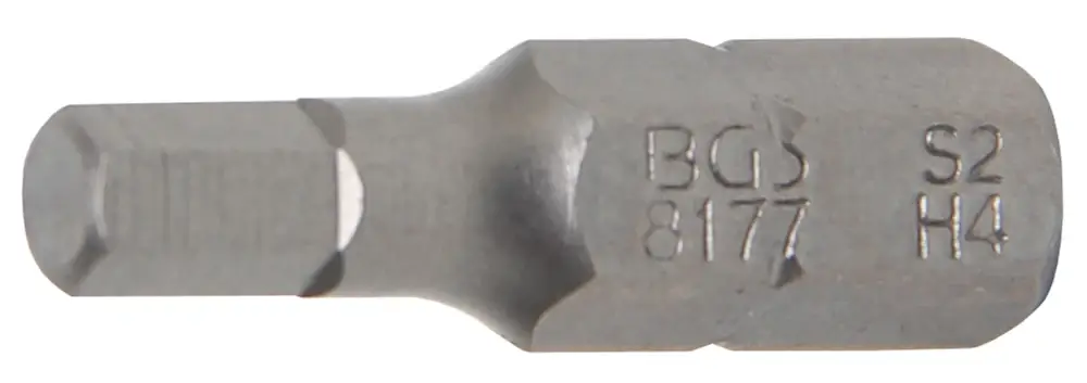 Tovární Cena BGS Bit, pohon vnější šestihran 6,3 mm (1/4"), vnitřní šestihran4 mm