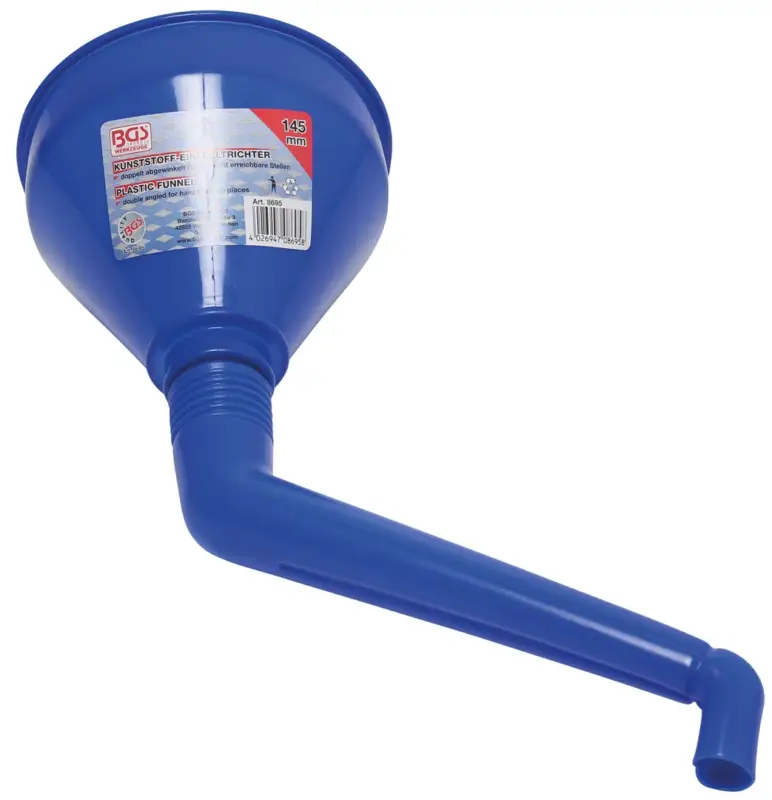 BGS Nálevka plastová se zahnutým krkem průměr 145mm, délka 320mm Akční Nabídka
