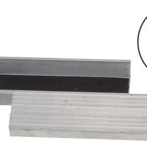 Akce BGS Čelisti ochranné na svěrák 125 mm, V-profil, hliník, 2 ks