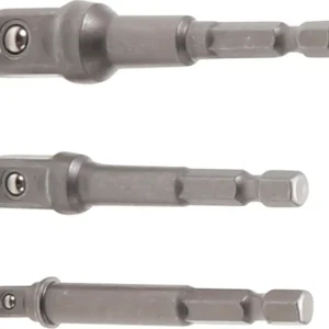 BGS Sada adaptérů pro vrtačky, vnější šestihran 6,3 mm (1/4"), vnější šestihran 6,3 mm (1/4" Vysoce Kvalitní
