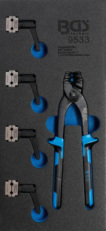 Sezónní Sleva BGS Sada přípravku pro ohýbání trubek a objímek pro brzdová vedení, 4,75 + 6 mm