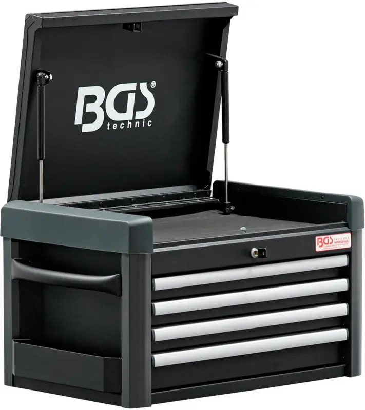Značkový BGS Box na nářadí 4 zásuvky nástavba k vozíku BGS č.4111