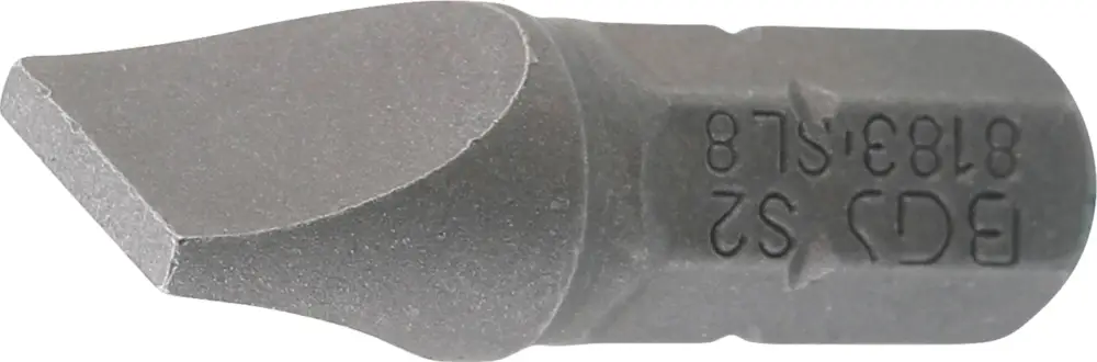 BGS Bit, pohon vnější šestihran 6,3 mm (1/4"), plochý 8 mm Autentický