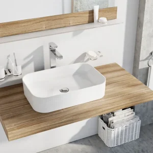 Značkový Ravak Umyvadlo Ceramic 550 SLIM R keramické