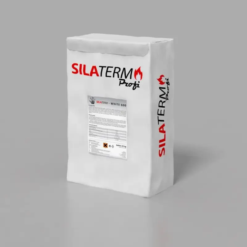Nejprodávanější Kamnářské bílé lepidlo SILATERM WHITE 600 – 20 kg