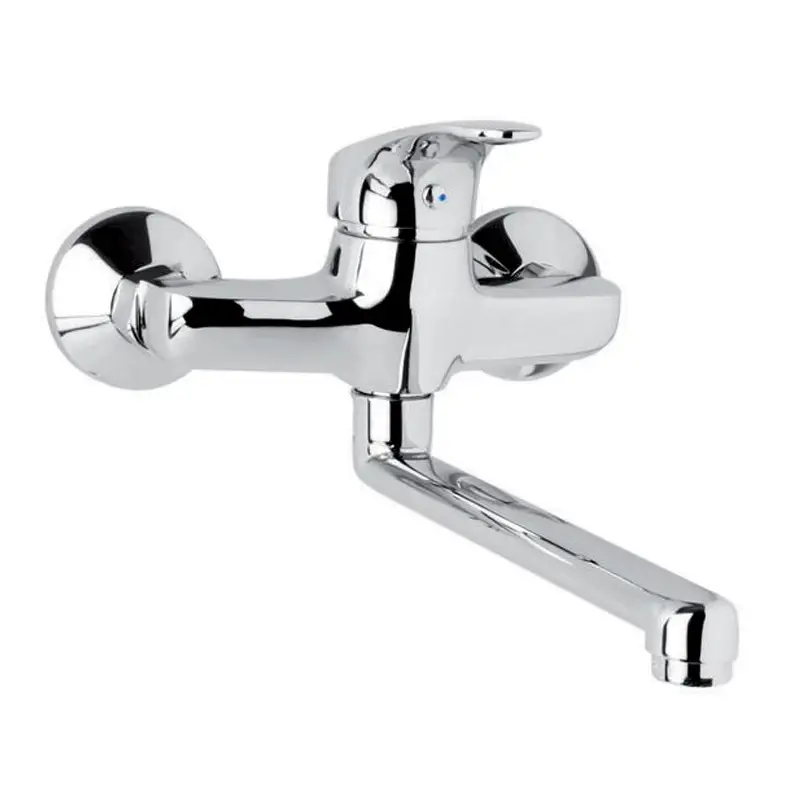 Dřezová nástěnná baterie, Sonáta, 150 mm, s ramínkem plochým rovným 250 mm, chrom Sezónní Sleva