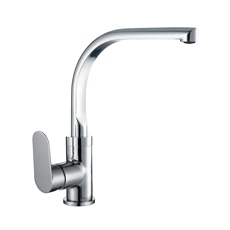 Originální Dřezová stojánková mimoúrovňová baterie, Viana, s ramínkem nad pákou, výška 306 mm, chrom
