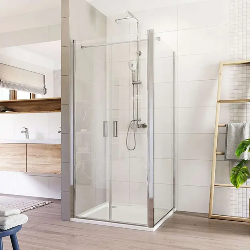 Poslední Šance LIMA Sprchové dveře, 90 cm, chrom ALU, sklo Čiré, dveře lítací