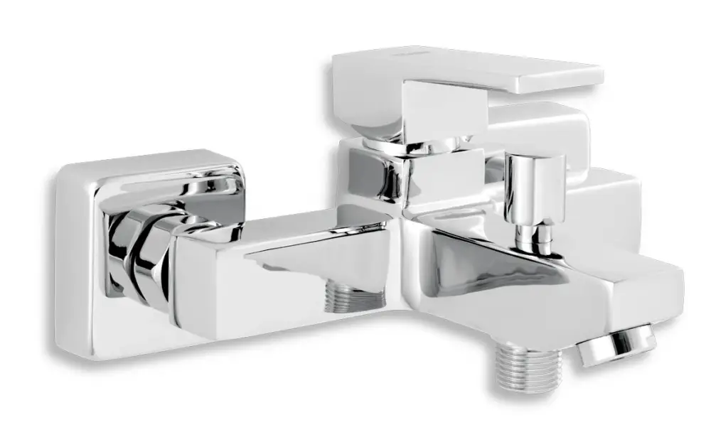 NOVASERVIS Vanová baterie bez příslušenství 150 mm Titania CUBE chrom - 98820/1,0 Poslední Šance