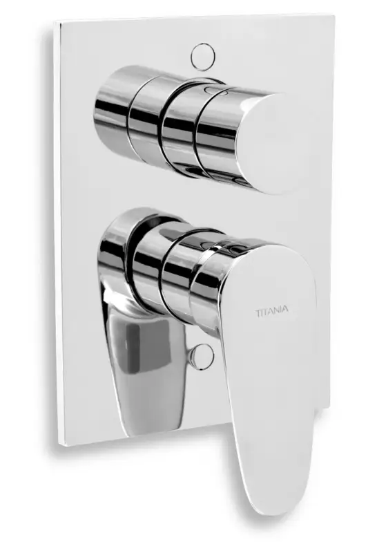 NOVASERVIS Vanová sprchová baterie s přepínačem Titania Smart chrom - 98050R,0 Rychlé Dodání