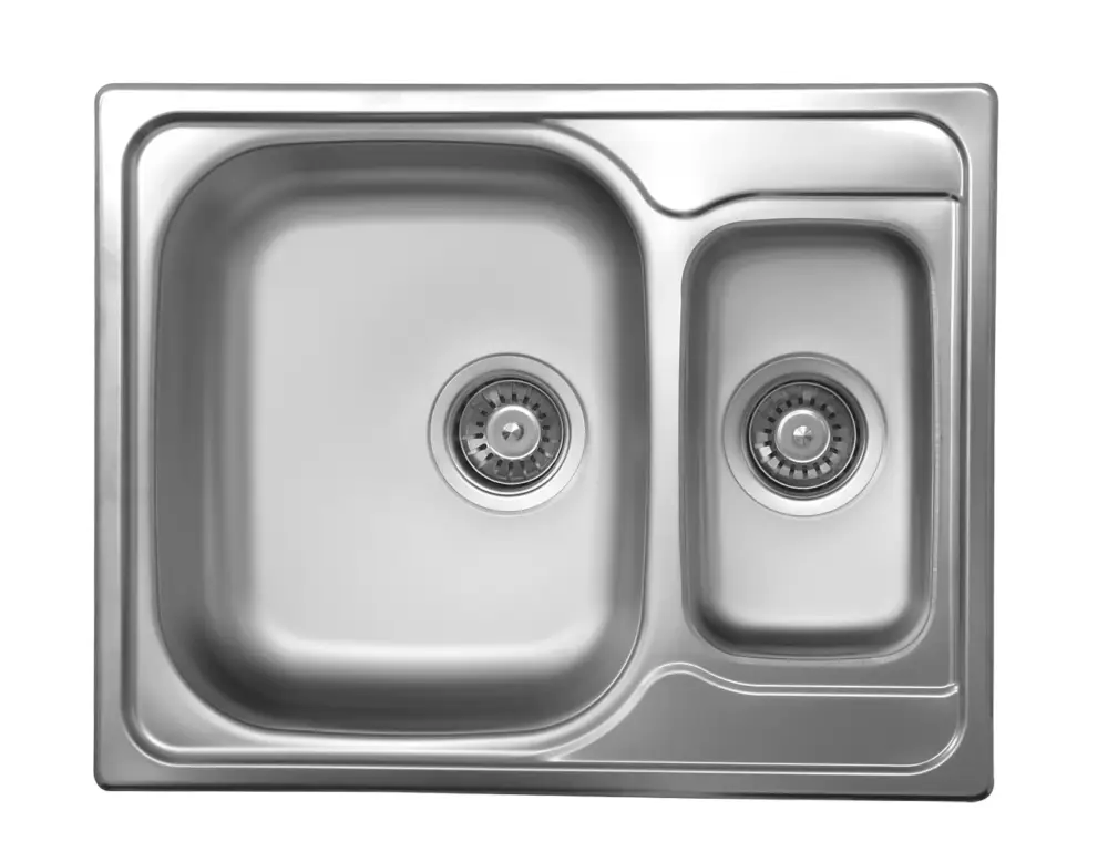 NOVASERVIS Dřez 49x62 1+1/2 s odkapem a přepadem nerez - DR49/62 Výprodej