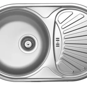 Cenová Bomba NOVASERVIS Dřez 44x74 s odkapem a přepadem nerez - DR44/74