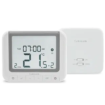 Nejlepší Volba SALUS Digitální programovatelný bezdrátový termostat s možností OpenTherm komunikace RT520RF, Bezdrátové