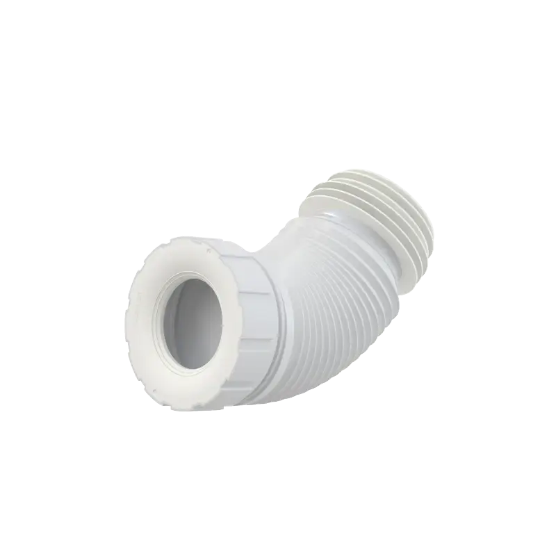 ALCAPLAST Flexi napojení k volně stojícímu WC, 70–110 mm × 90–110 mm, délka 230–530 mm, PP, bílé A97SN Rychlé Dodání