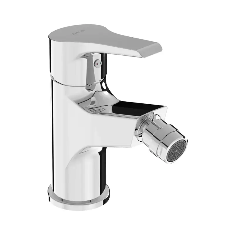Originální JIKA CUBE Bidetová stojánková baterie bez automatické výpusti, chrom
