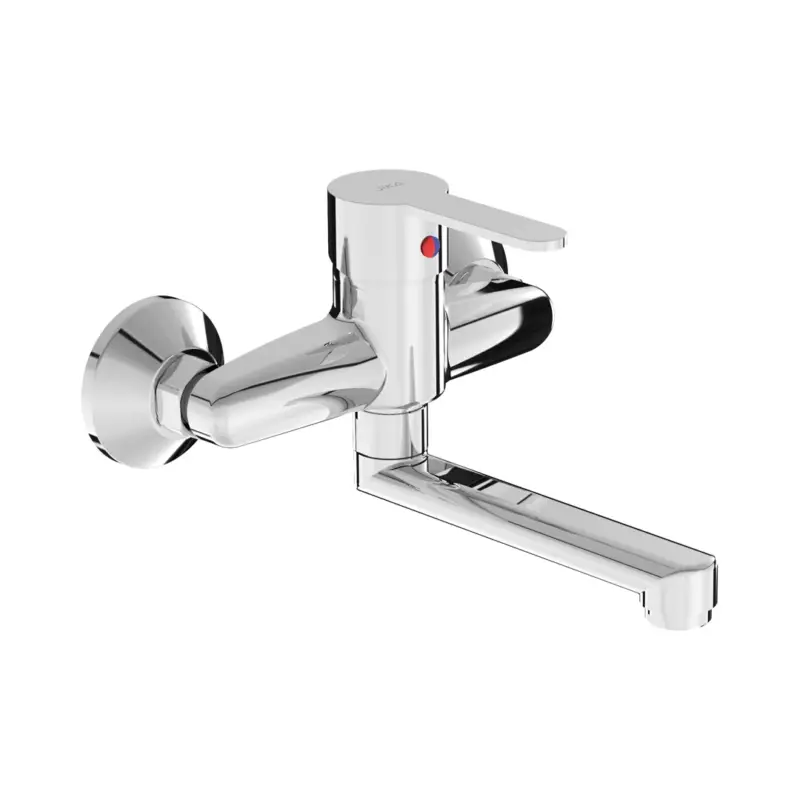 Rychlé Dodání JIKA LYRA SMART Umyvadlová nástěnná baterie s raménkem 150 mm, Chrom
