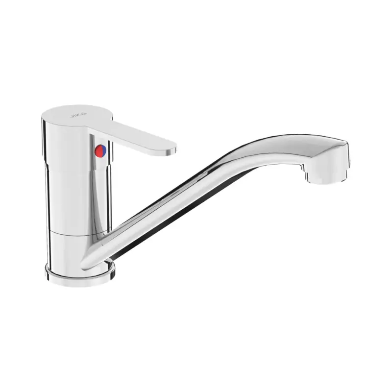 Značkový JIKA LYRA SMART Dřezová stojánková baterie s otočným výtokovým raménkem 210 mm, chrom