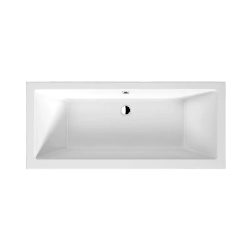 JIKA CUBITO PURE Akrylátová vana s odpadem uprostřed, 180x80x61, bez podpěr, Bílá Ihned K Objednání