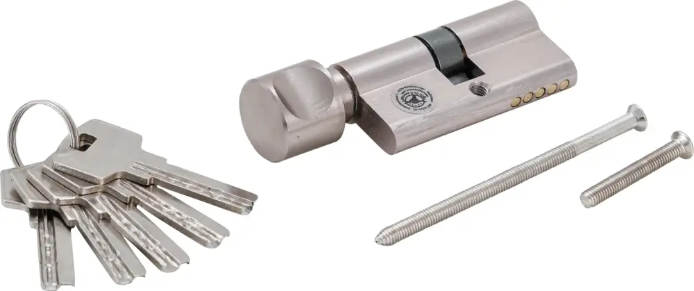 BGS Bezpečnostní cylindrický zámek, s knoflíkem, 70 mm Autentický