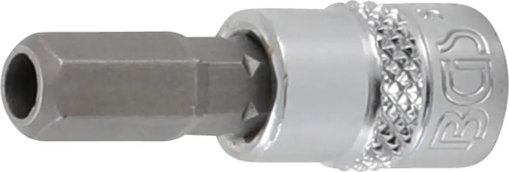 BGS Nástrčná hlavice, 6,3 mm (1/4"), vnitřní šestihran s otvorem 7 mm Levný