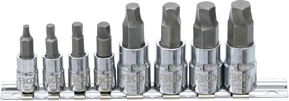 Cenový Hit BGS Sada pro povolení poškozených šroubů, 6,3 mm (1/4") / 10 mm (3/8"), pro defektní vnitřní