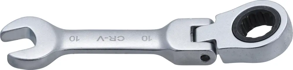 BGS Ráčnový očkoplochý klíč, krátký, kloubový, 10 mm Omezená Nabídka