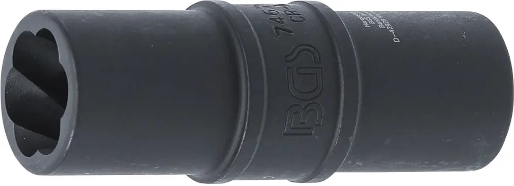 BGS Speciální otočný bit pro povolení poškozených šroubů 17 mm, 12,5 mm (1/2") Sleva