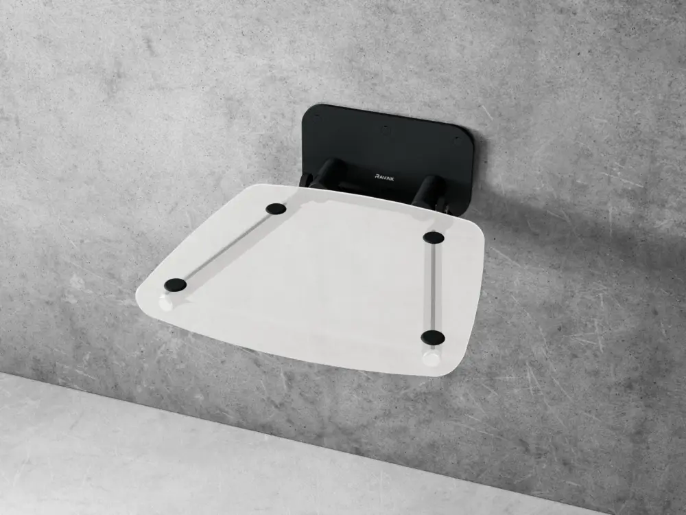 Autentický Ravak Sprchové sedátko OVO-B II-OPAL/BLACK