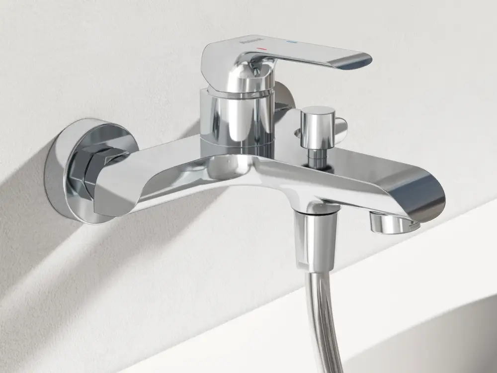 Ravak Vanová nástěnna baterie FLAT FL 022.00/150, rozteč 150mm Novinka
