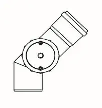 Nejlepší Volba ALMEVA STARR revizní koleno 45° pravé80mm