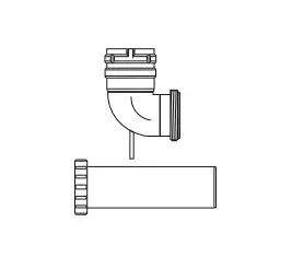 Must-Have ALMEVA FLEX Koleno 87° pro vložkování80mm