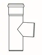 Značkový ALMEVA STARR spojovací T-kus 160mm