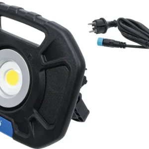 Tovární Cena BGS Pracovní COB LED svítilna, 40 W, a integrovanými reproduktory