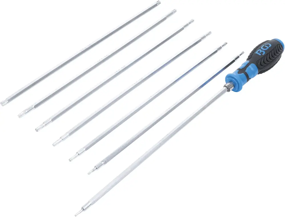 Oblíbený BGS Sada šroubováků s výměnnými čepelemi, T-profil (pro Torx) / T profil (pro Torx Plus) s ot