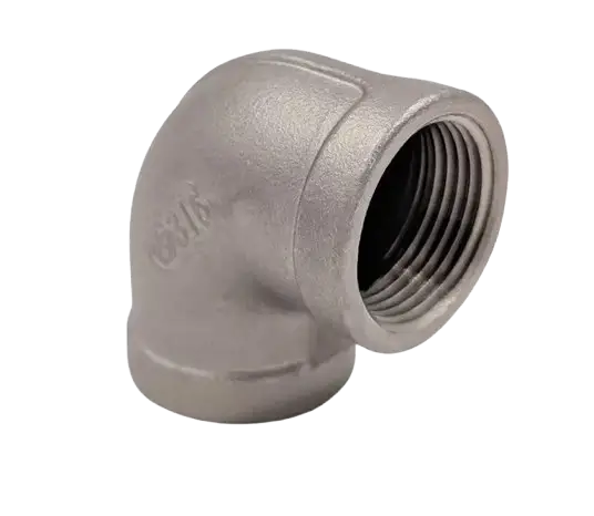 Autentický Nerez koleno 90 - DN 10 - 3/8" F/ F - AISI 316