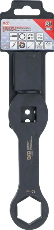 BGS Úderový očkový klíč, 6hranný, oboustranný, 30 mm Cenový Hit