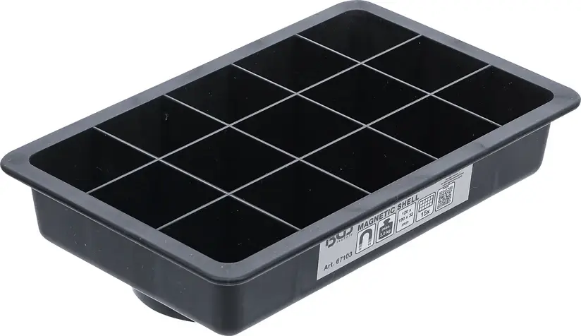 Cenová Bomba BGS Magnetická miska, 15 oddílů, 120 × 190 mm