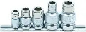 BGS Sada bitových adaptérů s koulí, 6,3 mm (1/4") / 10 mm (3/8") / 12,5 mm (1/2"), 5dílná Zlevněný
