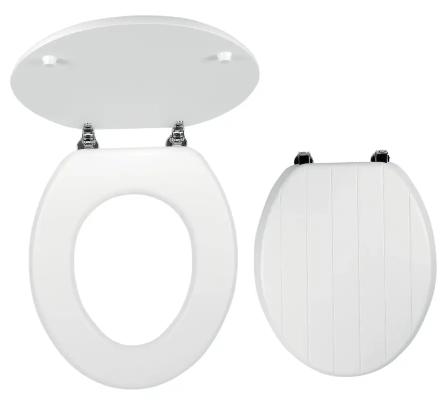 Nejlepší Volba NOVASERVIS WC sedátko, MDF bílá, panty kov-chrom - WC/PROVENCE