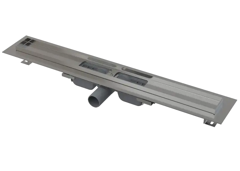 Přímo Od Výrobce ALCAPLAST Sprchový liniový žlab nerezový, s okrajem, pro perforovaný rošt, délka 750 mm APZ101-750