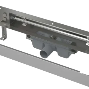 Akce ALCAPLAST Sprchový odtokový systém pro zabudování do stěny, kryt nerez-mat, osvětlení zelená, délka 750 mm APZ5-SHADE+AEZ122-750
